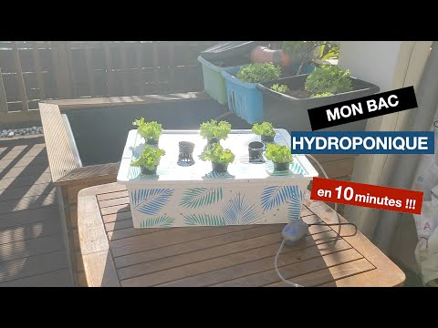 , title : '⏱️Construire un bac hydroponique en 10 minutes ‼️ ( Build a hydroponics box in 10 min. )'