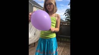 The girls sending balloons off to &quot;Heaven&quot; In memory of my parents....