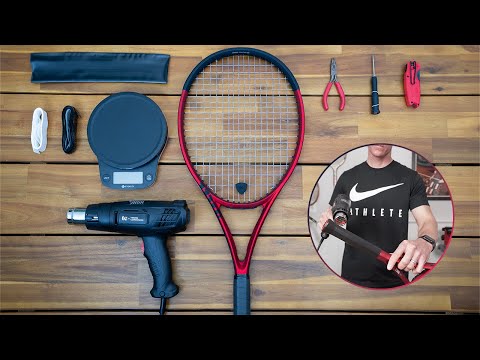 Part of a video titled How To Increase Your Racquet's Grip Size [3 Straightforward Methods]