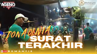 Download lagu AGENG MUSIC ( DONA OLIVIA SURAT TERAKHIR ) FEAT DHEHAN PRO LIVE ROMANTIS PEKALONGAN mp3 Download lagu AGENG MUSIC ( DONA OLIVIA SURAT TERAKHIR ) FEAT DHEHAN PRO LIVE ROMANTIS PEKALONGAN mp3