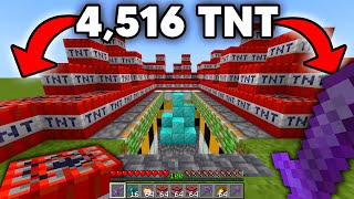 How I Used 4,516 TNT To Destroy This Minecraft Base