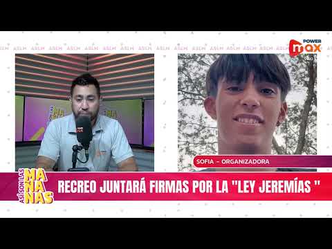 Juntan firmas en Recreo por la Ley Jeremías