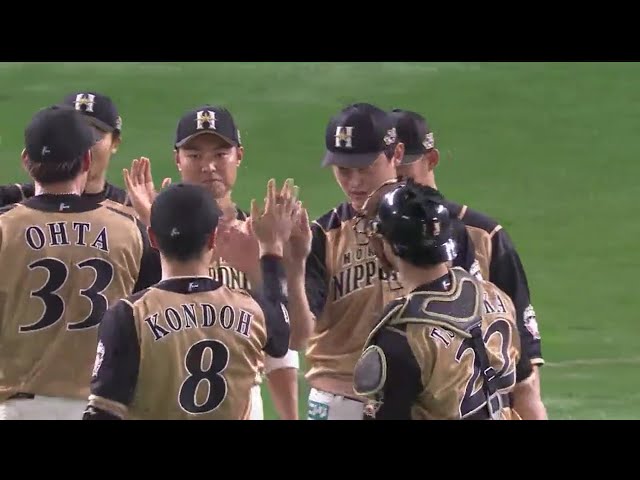 【9回裏】ファイターズ・石川直がリードを守った!! これで決着は最終第3戦へ!! 2018/10/14 パーソル CS パ 1st H-F