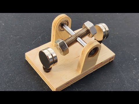 Powerful Mini Brushed Motor Using Free Energy Generator