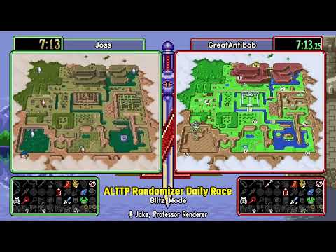Blitz Mode Dec 9,  2022. ALTTP Randomizer Daily Race