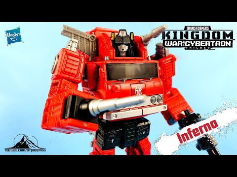 Transformers War for Cybertron Kingdom Voyager Class INFERNO Video Review