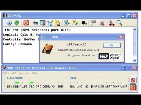 Сброс смарта на жестком диске HDD WD Western Digital программой WDR и WDR Pro