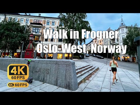4K Frogner, Oslo - Walking Tour