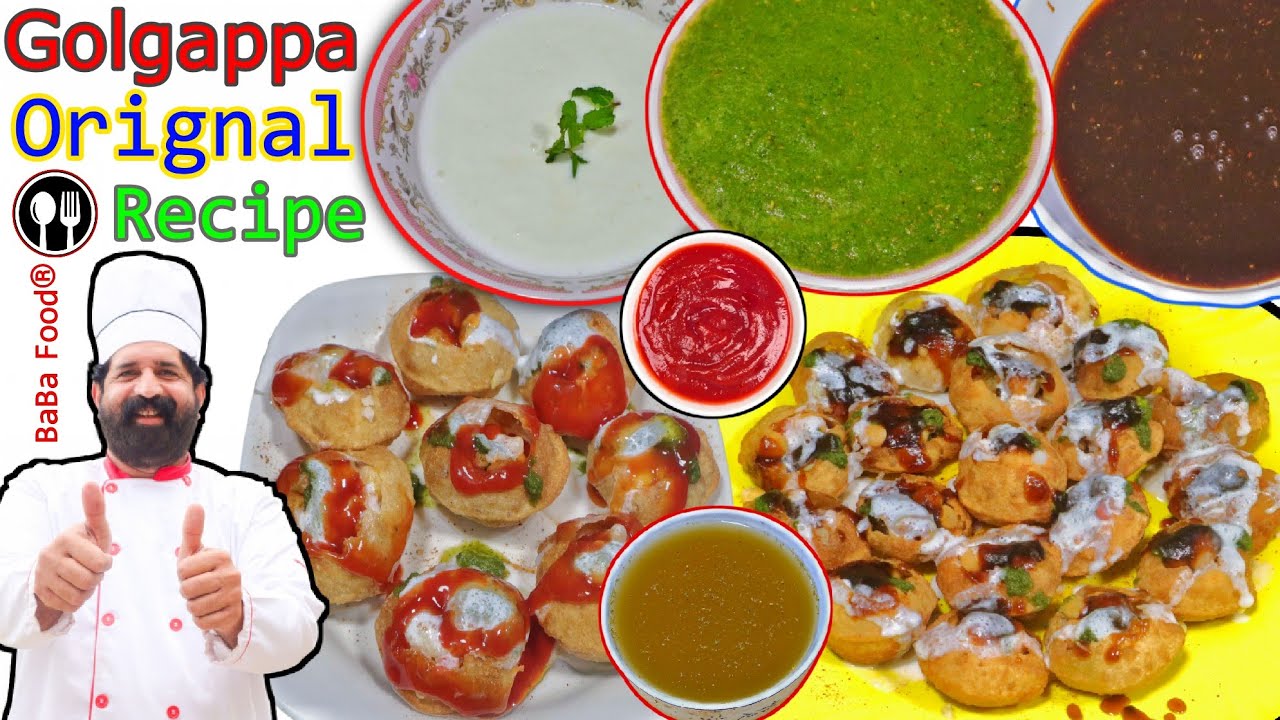 GOL GAPAPY Recipe | Complete Original Pani Puri Recipe | Commercial Pani Puri at home | By BaBa Food
