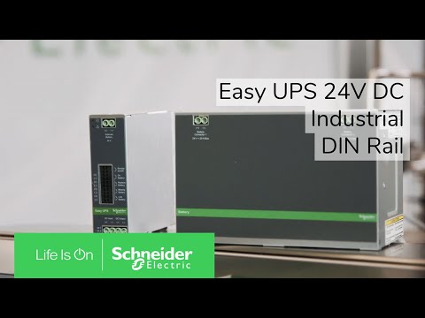Video - Zuverlässiger Stromschutz mit Easy UPS 24V DC Industrial DIN Rail