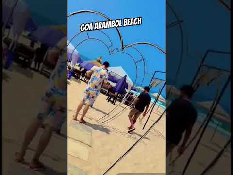 goa famous place arambol beach 🌊⛵#goa #travel #arambol #beach #sea #place #panchal #chiru