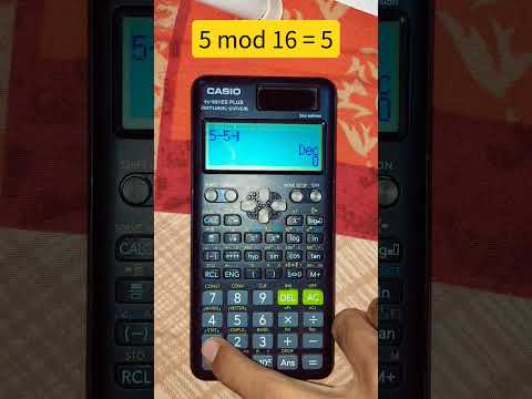 Find the mod/modulus of any number  by scientific calculator