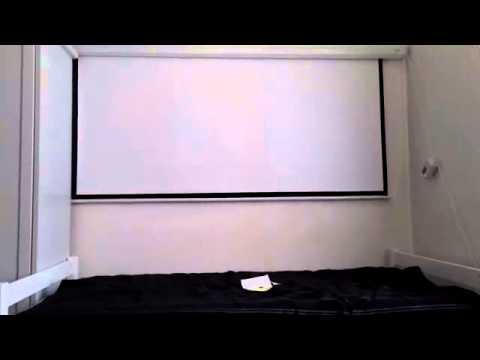 Frontstage Motor Beamer Leinwand 200 x 150cm