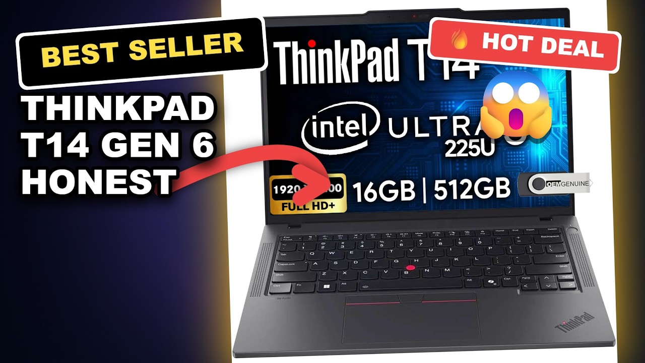 ThinkPad T14 Gen 6 Honest Review: Is This Business Laptop Worth It in 2024?
