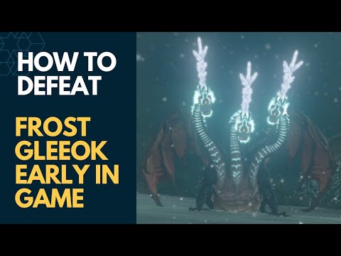 How to Defeat Frost Gleeok Early! #zeldatearsofthekingdom #zelda #frostgleeok #link