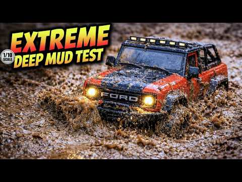 1/10 RC Ford Jeep Desert Runner 😱 Extreme Deep Mud Test! Can This 4x4 Survive?