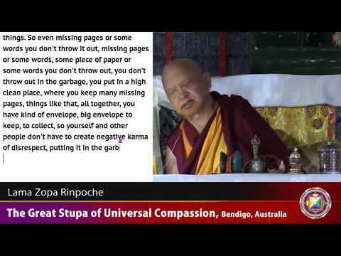 20180419 1930 LZR GSUC Bendigo - Importance of Lamrim. How to find guru. About Buddha Vajradhara