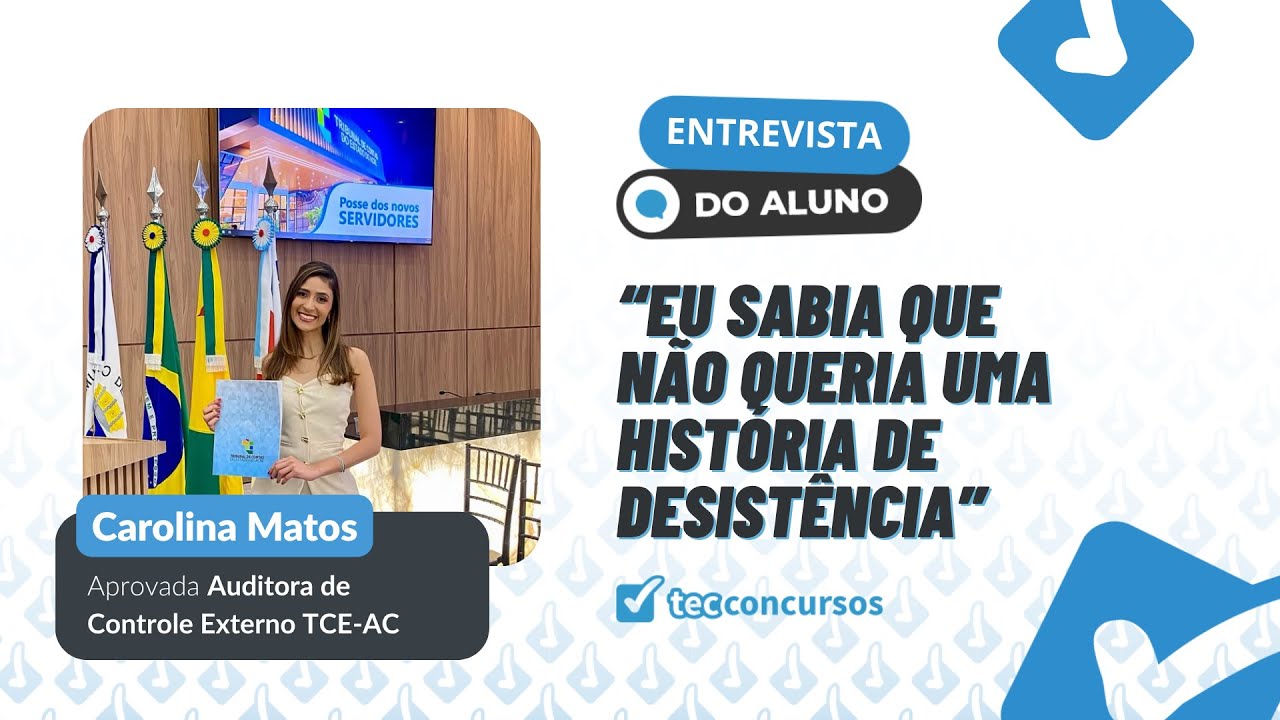 APPROVED CAROLINA MATOS External Control Auditor TCE AC