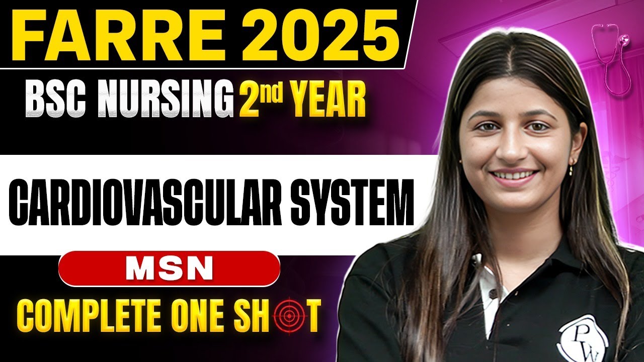 Cardiovascular System MSN Bsc Nursing 2nd Year | Farre Series For Bsc Nursing #bscnursing2ndyear