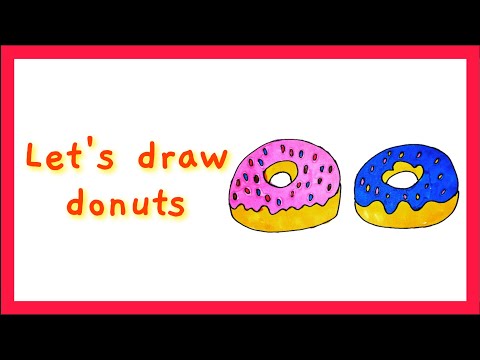 Let's Draw Donuts | Drawing with My Kids | Quiet