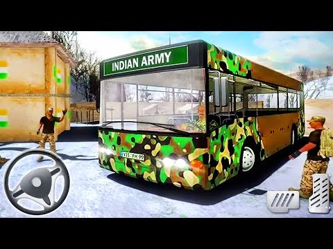Indian Army Off-Road Bus Driver - Driving Simulator - Android GamePlay