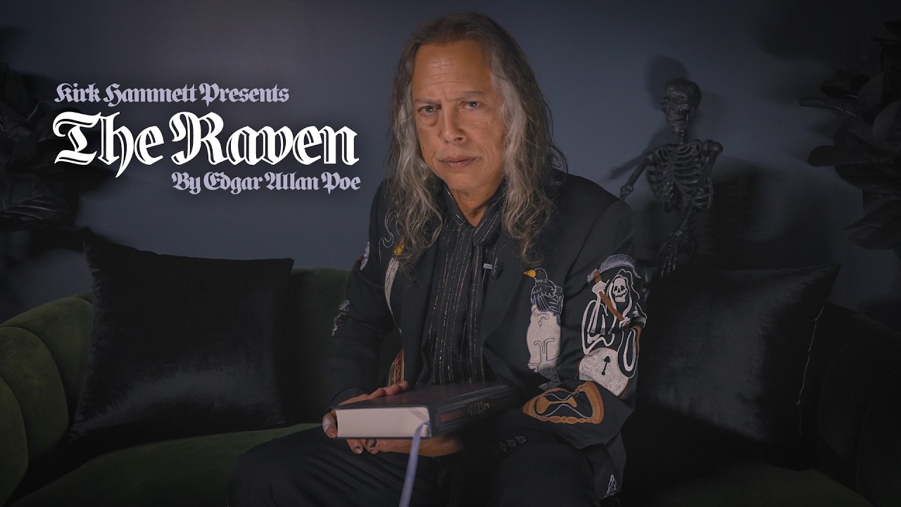 Kirk Hammett Presents &ldquo;The Raven&rdquo; by Edgar Allan Poe - YouTube
