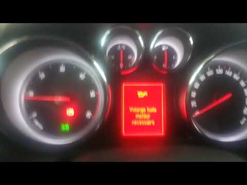 remise a zero de compteur vidange OPEL ASTRA 2013