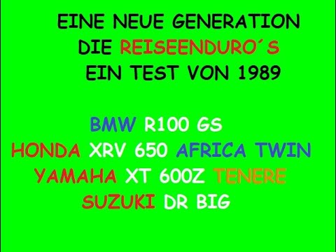 DIE ERSTEN REISEENDURO´S VON1989