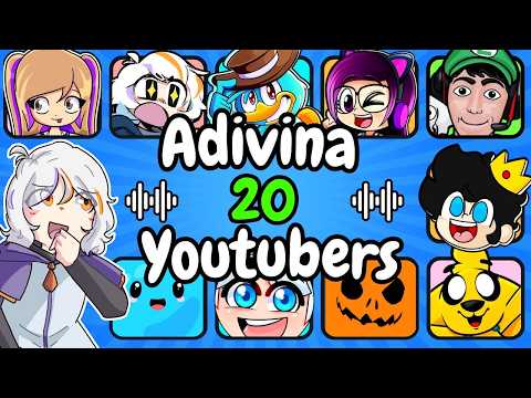 ADIVINA 20 YOUTUBERS POR LA CANCION 🎶 LOS DEL PUEBLO ❤️ LYNA 💜 KARIMJUEGA 😃 ¿ADIVINA QUIEN CANTA?