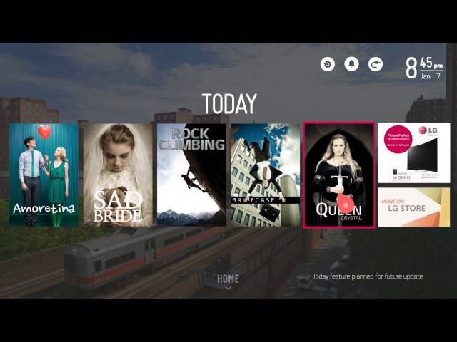 Video teaser per LG Smart TV mit webOS: Der Heute-Bildschirm