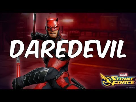 7 Star Daredevil Rank Up & Level 60 Thanos Raid Gameplay - Marvel Strike Force