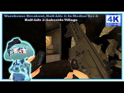 Warehouse Breakout, Half-Life 2: In Medias Res & Half-Life 2: Lakeside Village | Gmod [4K 60FPS]