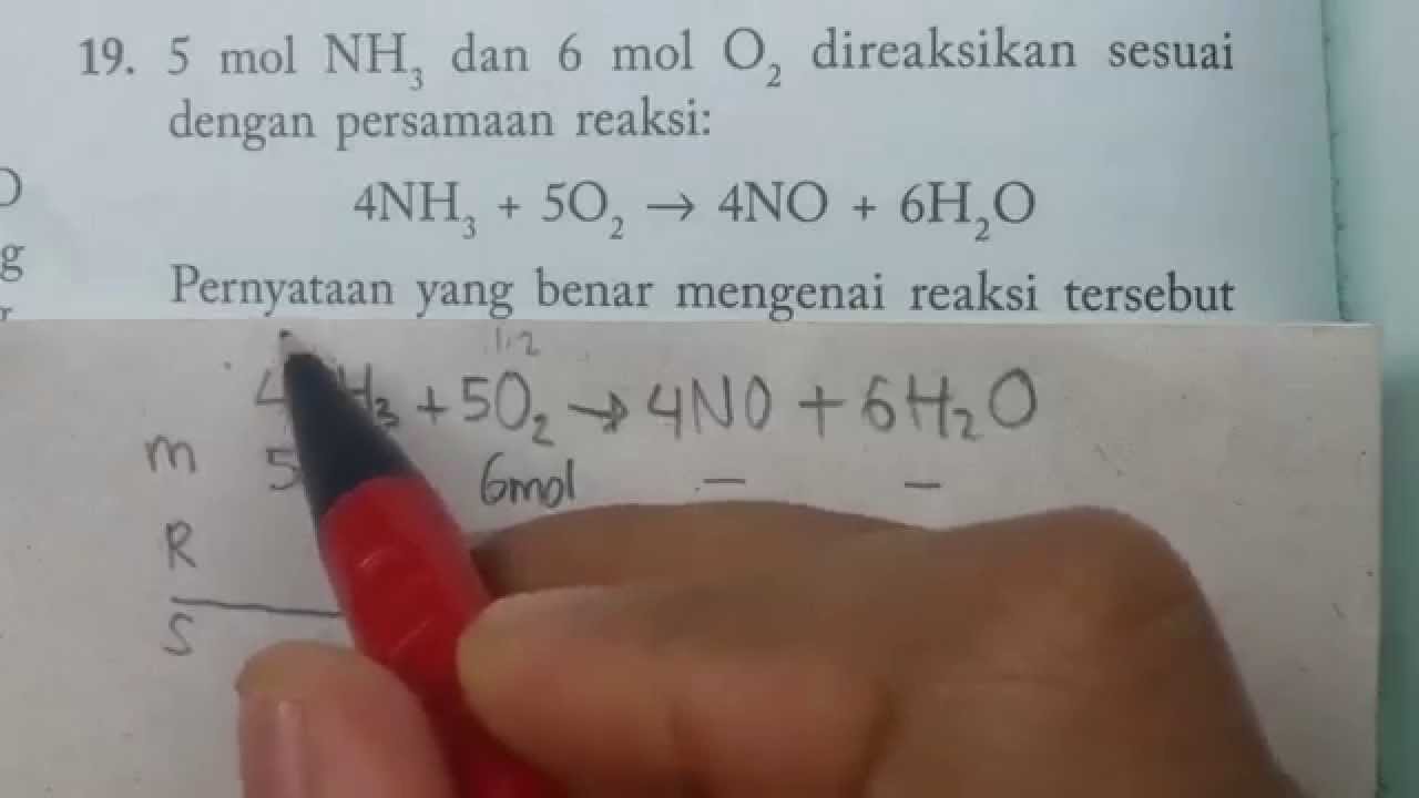 Putar video Kimia -mol pada pereaksi pembatas - contoh soal sekarang Kimia -mol pada pereaksi pembatas - contoh soal