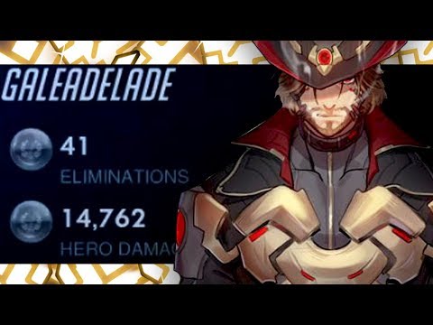 GALE TOP 200 MCCREE! 41 ELIMS! [ OVERWATCH SEASON 19 TOP 500 ]