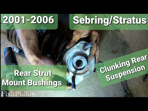 Chrysler Sebring Rear Strut Mount Replacement Clunking Noise Dodge Stratus