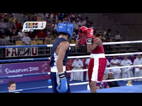 Men's Boxing - Bronze Medal Contests - Singapore 2010 Youth Games