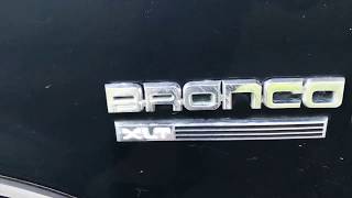Ford Bronco fuel pump relay fix