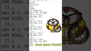 Facing Program | CNC | Tamil