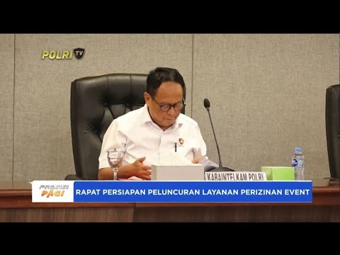 RAPAT PERSIAPAN PELUNCURAN LAYANAN PERIZINAN EVENT