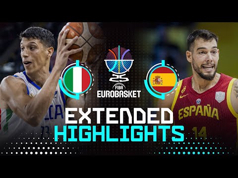 Italy 🇮🇹 vs Spain 🇪🇸 | Extended Highlights | FIBA EuroBasket 2025