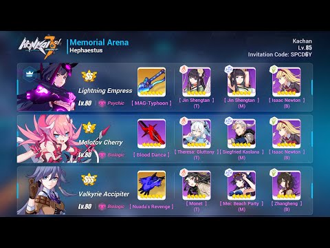 Exalted MA Hephaestus VS LE ROZA HOTF 31200 (37440 UP) Honkai Impact 3