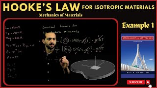 Hooke’s Law for Isotropic Materials; Dilatation (Example 1) - Mechanics of Materials