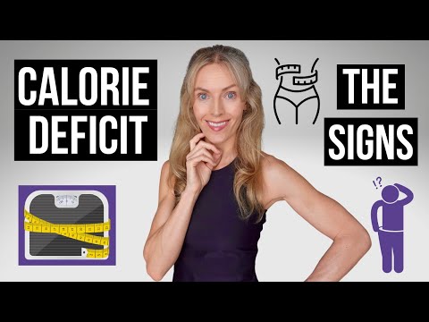 How To Know You're In A Calorie Deficit (THE SIGNS!)