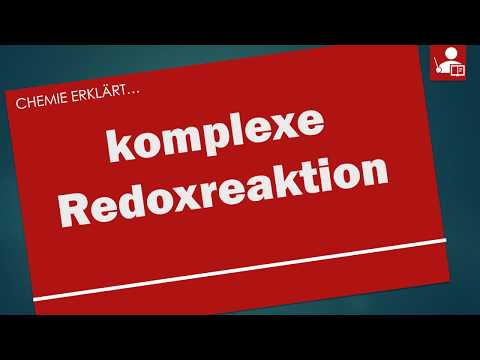 komplexe Redoxreaktion aufstellen