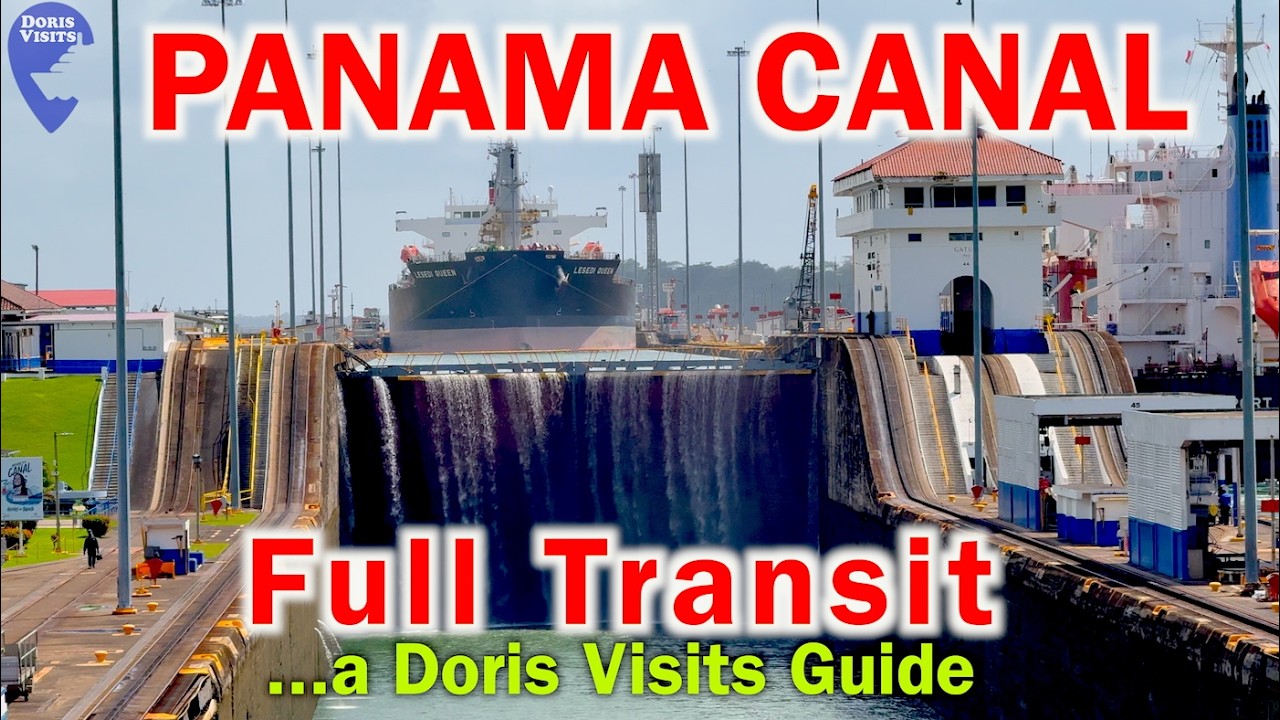 Panama Canal - full transit by ship plus external views by railroad & coach