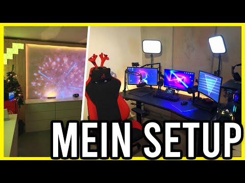 😱🕹️ My NEW GAMING SETUP! - Room Tour 2021