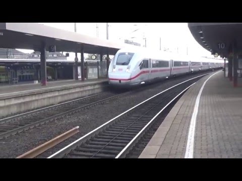 BR 412 - der neue ICE 4 - (DB) Auf Probefahrt Richtung Hannover - Göttingen (Hbf)