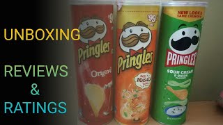 India के सबसे महंगे chips 1000/-रू किलो!? Pringles chips unboxing, reviews ,& rating