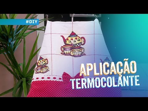 Aplicação com termocolante por Deize Costa