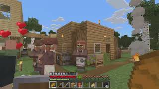 Minecraft Hardcore - Mass Producing Villagers in our Custom Town